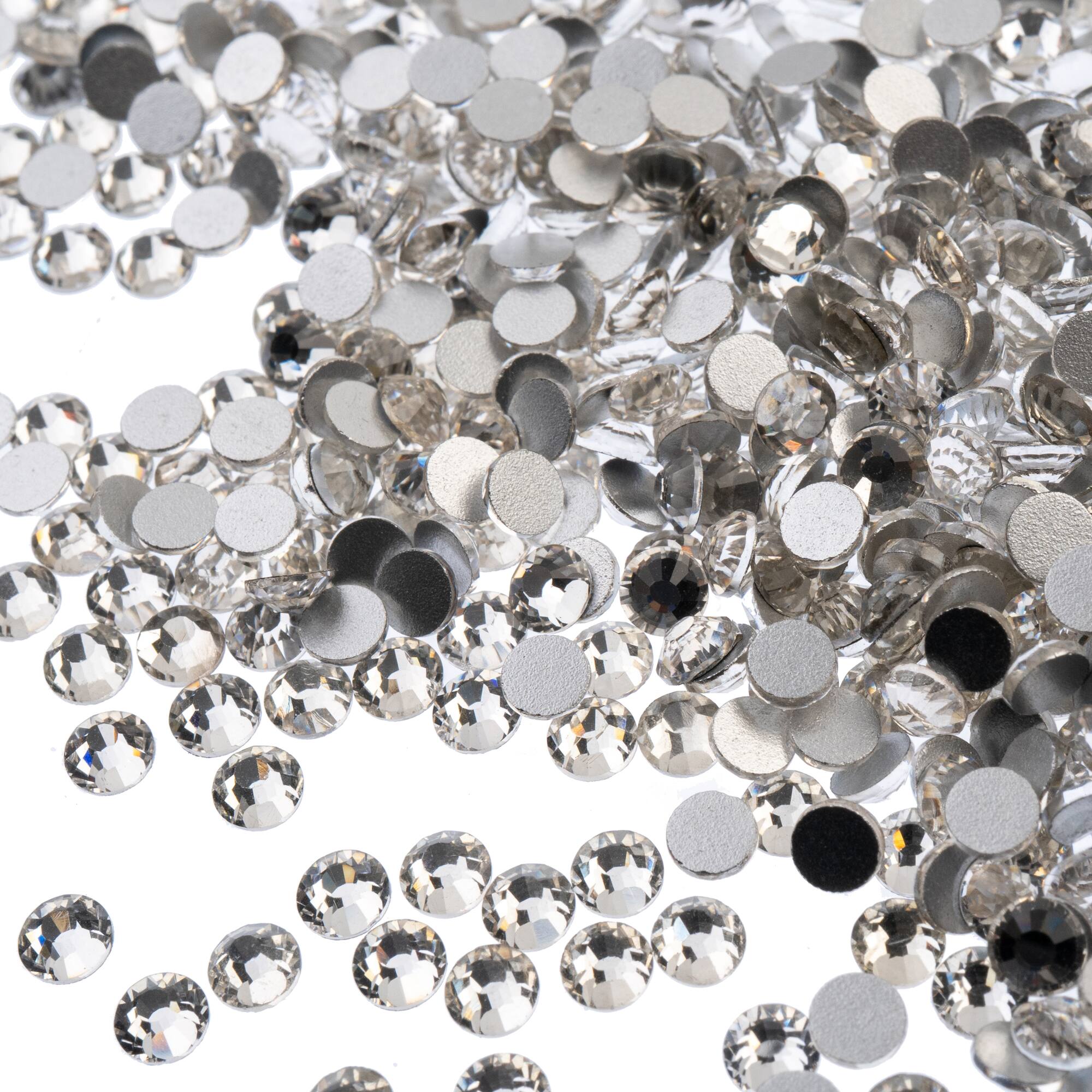 John Bead Crystal Lane SS12 Glass Round Flatback Rhinestones, 2,880ct